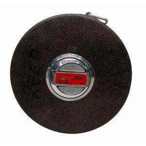 Vintage Lufkin Hi-Line 100 ft  Non-metallic Tape Measure MADE IN USA 406